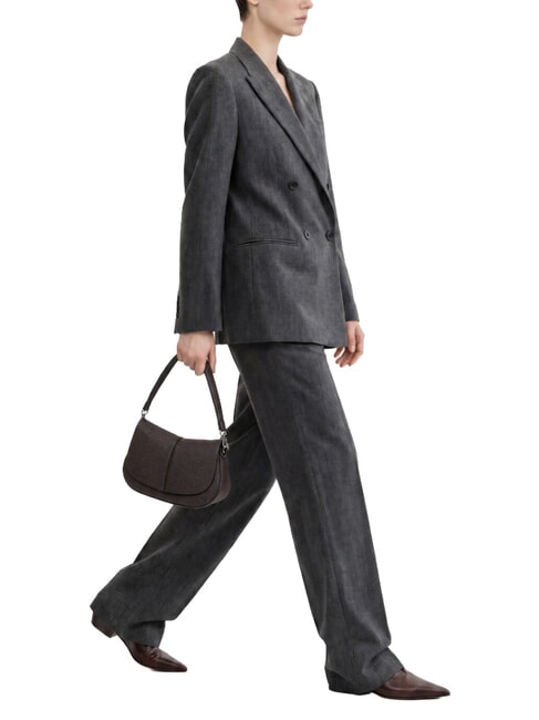 HELENA ROUND Shoulder bag with shoulder strap, in leather expressed - Women&rsquo;s Bags