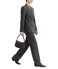 GIANNI CHIARINI HELENA ROUND Shoulder bag with shoulder strap, in leather - Women&rsquo;s Bags