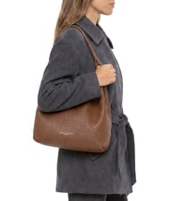 GIANNI CHIARINI DUA Large leather shoulder bag walnuts - Women&rsquo;s Bags - 2