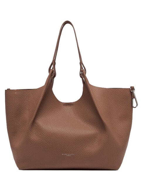 DUA Large leather shoulder bag walnuts - Women&rsquo;s Bags