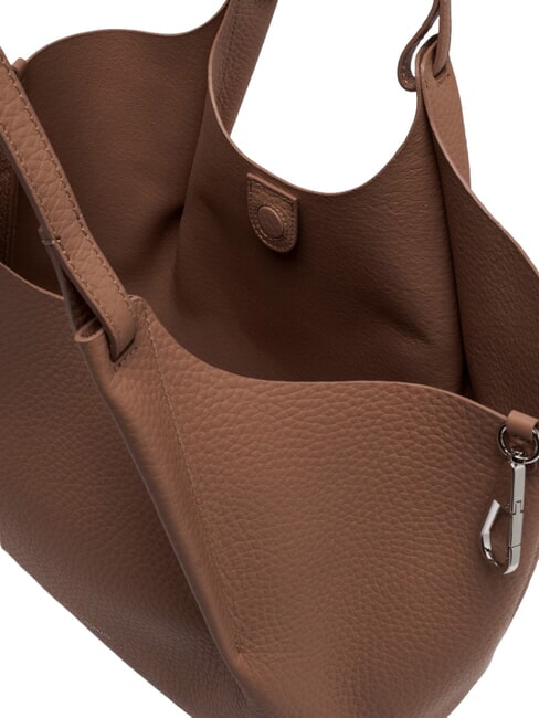 DUA Large leather shoulder bag walnuts - Women&rsquo;s Bags