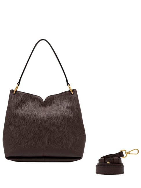SANDRA Shoulder bag with shoulder strap, in leather expressed - Women&rsquo;s Bags