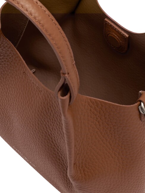 DUA Shoulder bag, in leather walnuts - Women&rsquo;s Bags