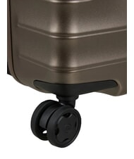SAMSONITE LIN'AIR Medium Trolley, Expandable matt bronze - Rigid Trolley Cases - 3