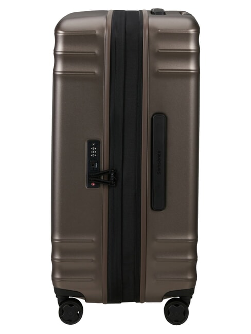 LIN'AIR Medium Trolley, Expandable matt bronze - Rigid Trolley Cases