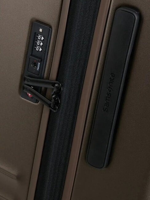 LIN'AIR Medium Trolley, Expandable matt bronze - Rigid Trolley Cases