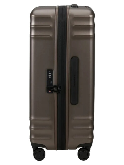 LIN'AIR Medium Trolley, Expandable matt bronze - Rigid Trolley Cases