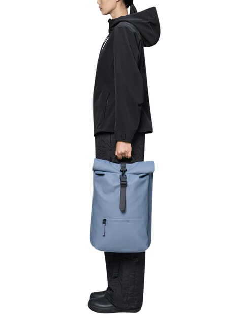 ROLLTOP RUCKSACK Large waterproof backpack blue dusk - Backpacks & School and Leisure