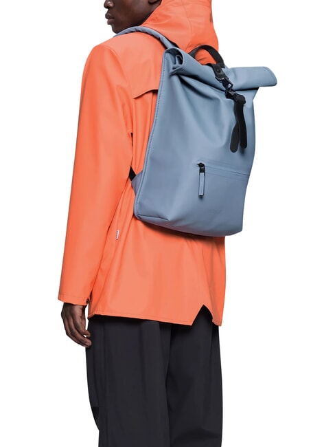 ROLLTOP RUCKSACK Large waterproof backpack blue dusk - Backpacks & School and Leisure