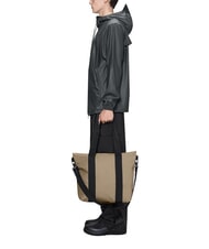 RAINS TOTE BAG MINI Waterproof bag beige - Women&rsquo;s Bags - 4