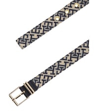 TOMMY HILFIGER TH SQUARE Belt space blue - Belts - 2