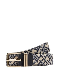 TOMMY HILFIGER TH SQUARE Belt space blue - Belts - 3