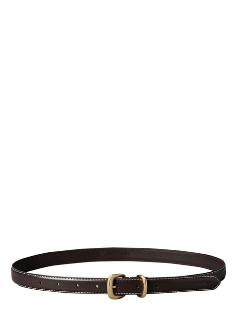 2PIECE LOGO Leather belt delicious/antique silver - Belts