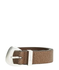TOMMY HILFIGER TJW SEASONAL COOL Leather belt dark highland khaki - Belts - 4