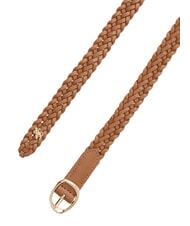 TOMMY HILFIGER TH SCULPT Leather belt cognac - Belts - 4