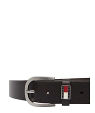 TOMMY HILFIGER TJM RYAN Leather belt dark brown - Belts - 3