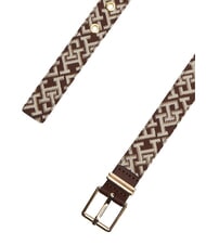 TOMMY HILFIGER TH SQUARE Belt classic khaki - Belts - 4