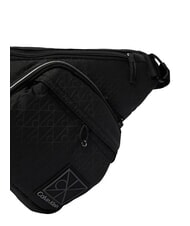 CALVIN KLEIN EMBLEM AOP Shoulder bag on black - Over-the-shoulder Bags for Men - 4