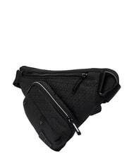 CALVIN KLEIN EMBLEM AOP Shoulder bag on black - Over-the-shoulder Bags for Men - 6