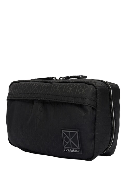 EMBLEM AOP Beauty case on black - Beauty Case