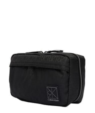 CALVIN KLEIN EMBLEM AOP Beauty case on black - Beauty Case - 3