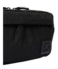 CALVIN KLEIN EMBLEM AOP Beauty case on black - Beauty Case - 4