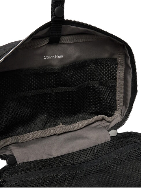EMBLEM AOP Beauty case on black - Beauty Case