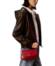 CALVIN KLEIN HARDWARE MONOGRAM Mini shoulder bag Bordeaux wine - Women&rsquo;s Bags - 2