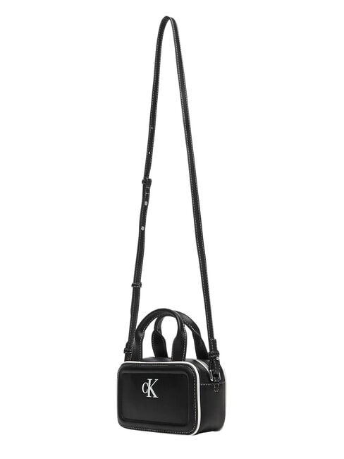 CONTRAST CK Mini handbag with shoulder strap on black - Women&rsquo;s Bags