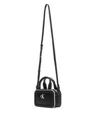 CALVIN KLEIN CONTRAST CK Mini handbag with shoulder strap on black - Women&rsquo;s Bags - 4