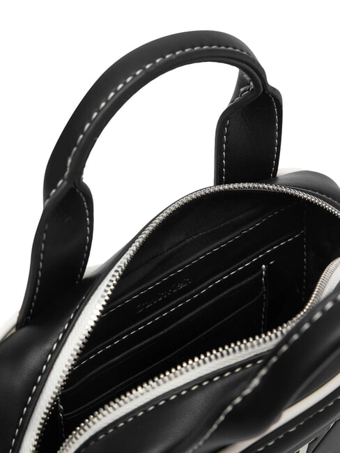 CONTRAST CK Mini handbag with shoulder strap on black - Women&rsquo;s Bags