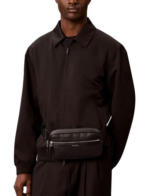 PERFORATED Pouch on black - Hip pouches