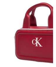 CALVIN KLEIN CONTRAST CK Mini handbag with shoulder strap Bordeaux wine - Women&rsquo;s Bags - 5