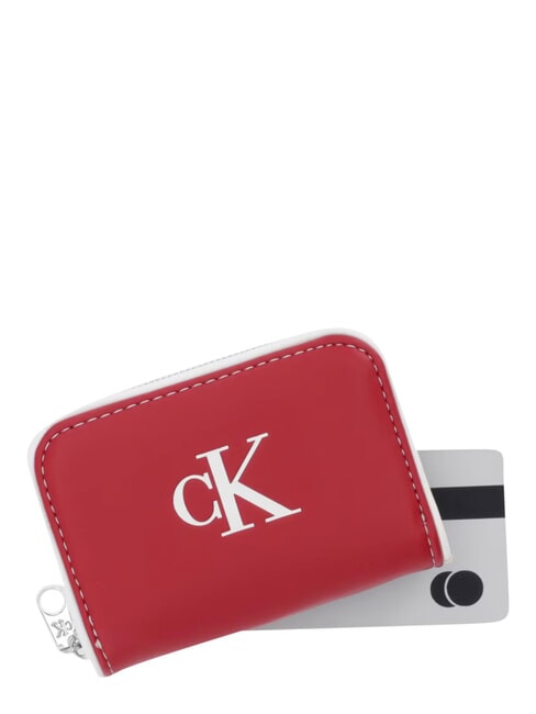 CONTRAST CK Small Wallet Bordeaux wine - Women&rsquo;s Wallets