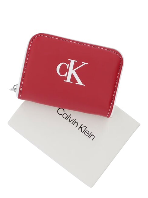 CONTRAST CK Small Wallet Bordeaux wine - Women&rsquo;s Wallets