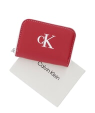 CALVIN KLEIN CONTRAST CK Small Wallet Bordeaux wine - Women&rsquo;s Wallets - 4