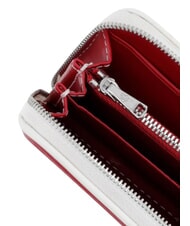 CALVIN KLEIN CONTRAST CK Small Wallet Bordeaux wine - Women&rsquo;s Wallets - 5