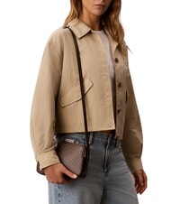 CALVIN KLEIN COATED EMBLEM Mini shoulder bag - Women&rsquo;s Bags
