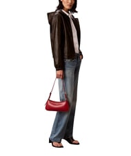 CALVIN KLEIN HARDWARE MONOGRAM Shoulder bag Bordeaux wine - Women&rsquo;s Bags - 2