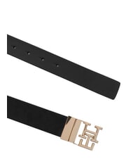 TOMMY HILFIGER TH LOGO Double-sided leather belt - Belts