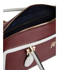 TOMMY HILFIGER TH GRACE Shoulder bag velvet maroon - Women&rsquo;s Bags - 4