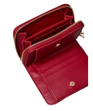 CALVIN KLEIN HARDWARE MONOGRAM Leather wallet Bordeaux wine - Women&rsquo;s Wallets - 3