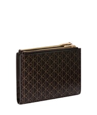 CALVIN KLEIN EMBLEM AOP Double zip wallet - Women&rsquo;s Wallets