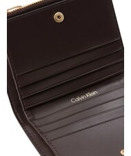 CALVIN KLEIN EMBLEM AOP Double zip wallet delicious aop - Women&rsquo;s Wallets - 3