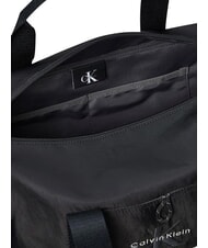 CALVIN KLEIN BOLD Duffel bag with shoulder strap on black - Duffle bags - 4