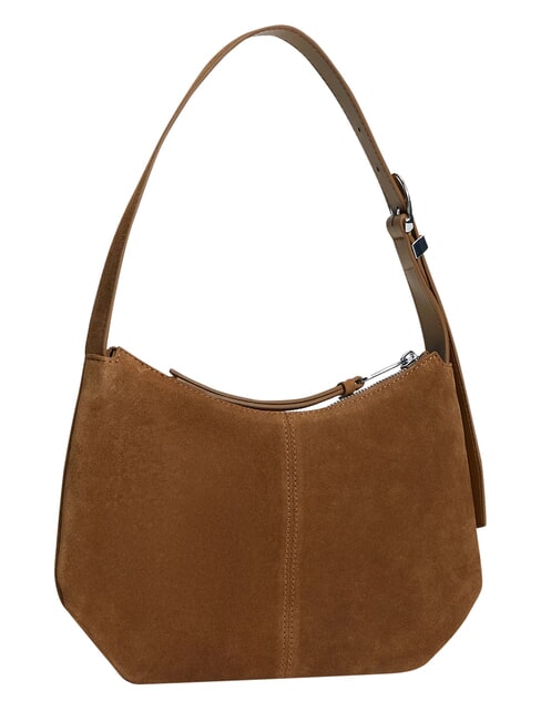 TJW SLOUCHY Shoulder bag, in suede leather dark highland khaki - Women&rsquo;s Bags