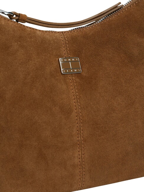 TJW SLOUCHY Shoulder bag, in suede leather dark highland khaki - Women&rsquo;s Bags