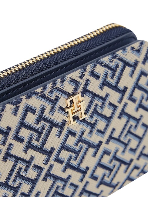 TH ICON Small Zip Around Wallet blue mono - Women&rsquo;s Wallets