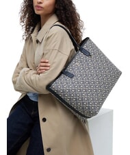TOMMY HILFIGER TH ICON Shoulder shopper blue mono - Women&rsquo;s Bags - 2