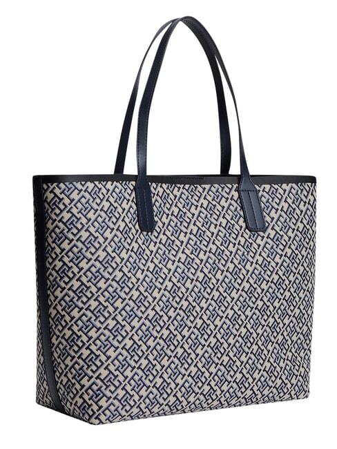 TH ICON Shoulder shopper blue mono - Women&rsquo;s Bags